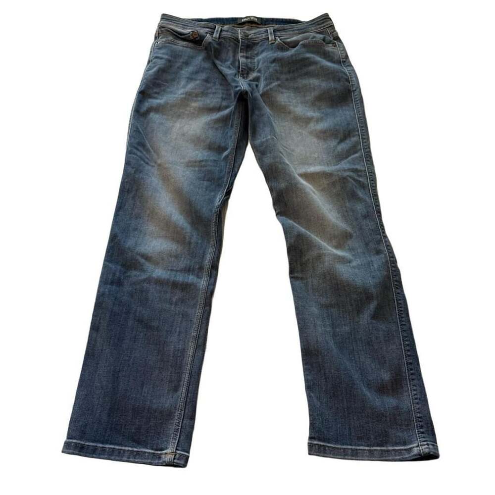 Du/Er Jeans Size 36x32 Blue Denim Stretch Straight Leg